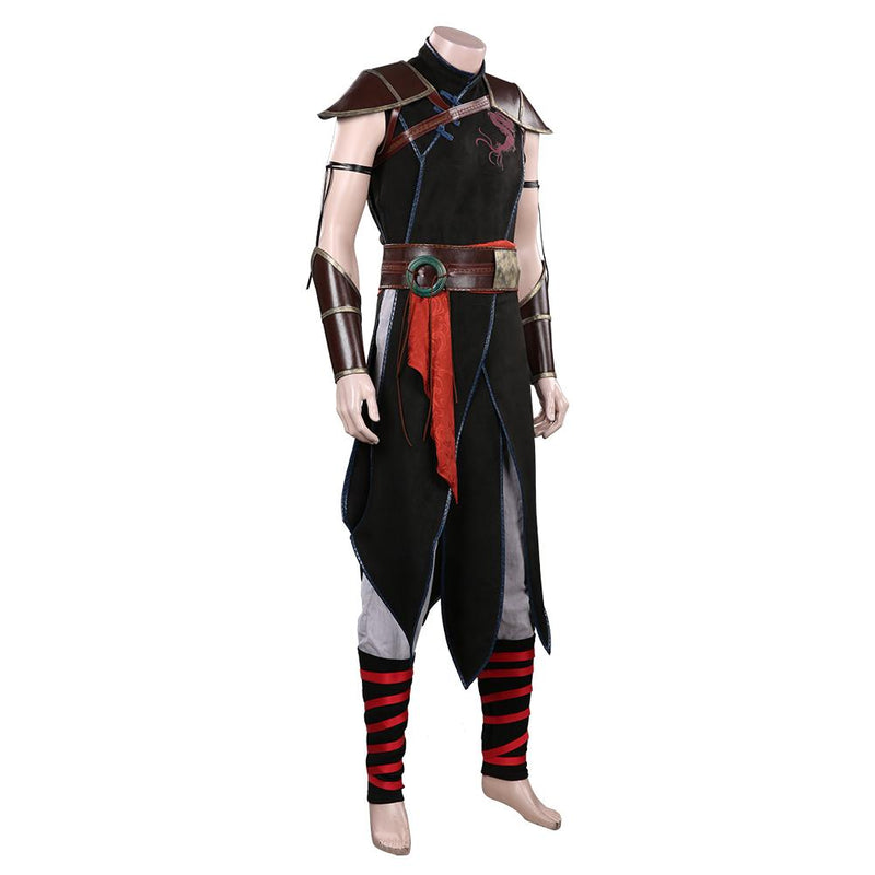 Movie 2021 Mortal Kombat mk Kung Lao Outfits Halloween Carnival Suit Cosplay Costume - CrazeCosplay