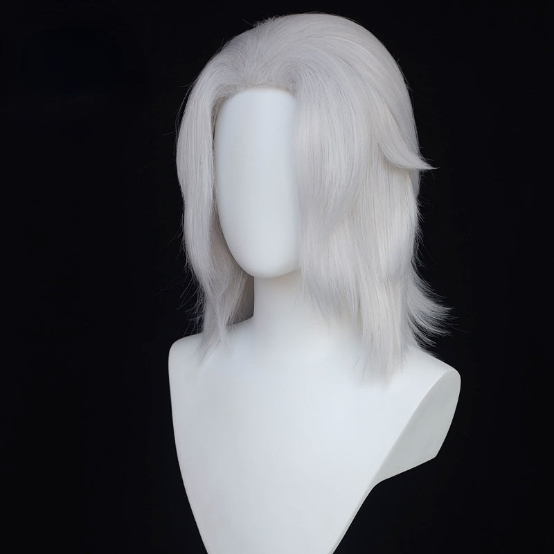 Final Fantasy Hades White Short Cosplay Wig