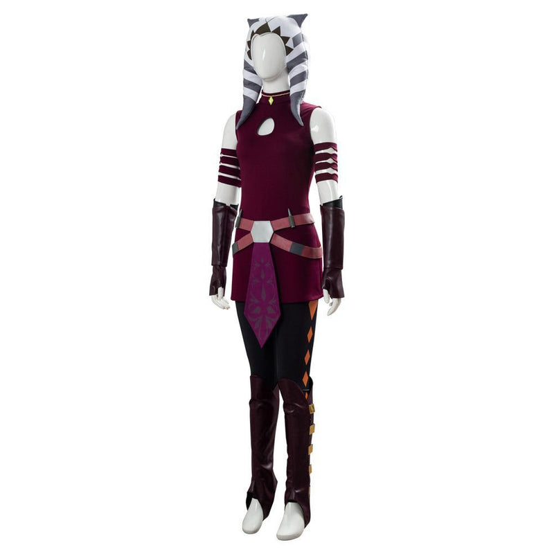 Ahsoka Tano Star Wars The Clone Wars Suit Cosplay Costume - CrazeCosplay