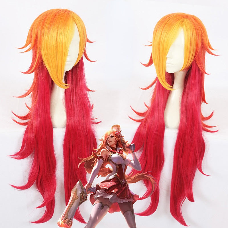 League of Legends Miss Fortune Red Long Cosplay Wig