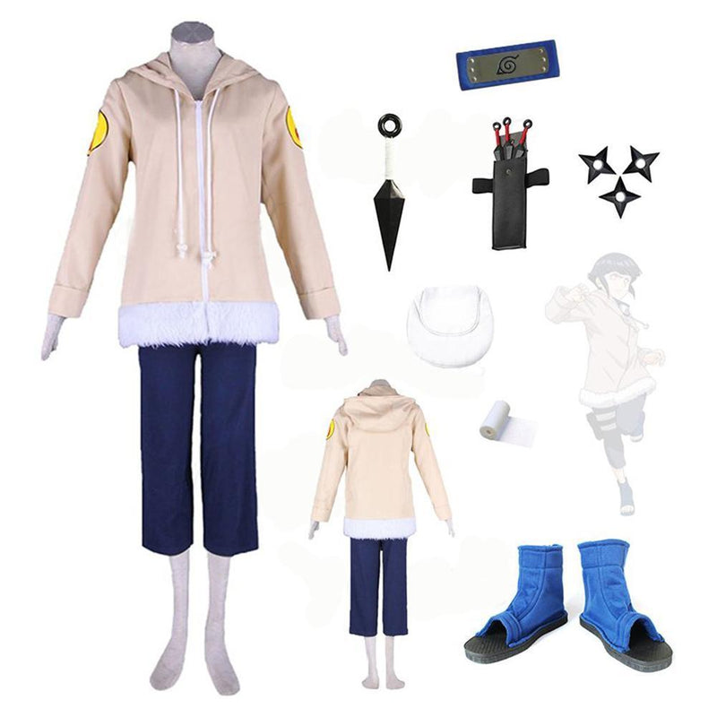 Naruto Hyuga Hinata Whole Set Cosplay Costume - CrazeCosplay