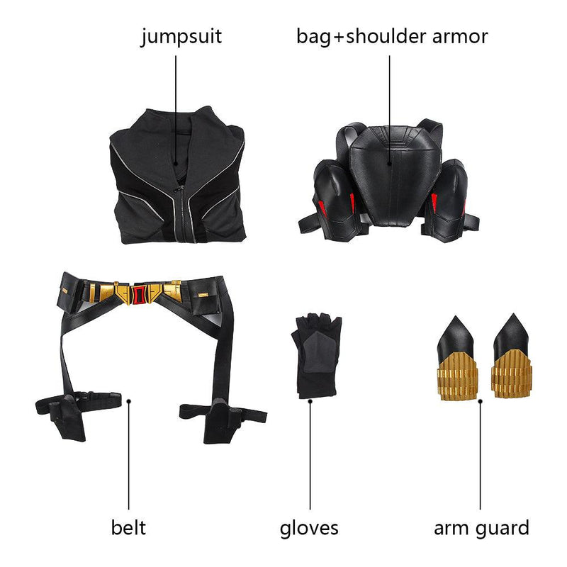 Black Widow Outfit Natasha Romanoff Cosplay Costume