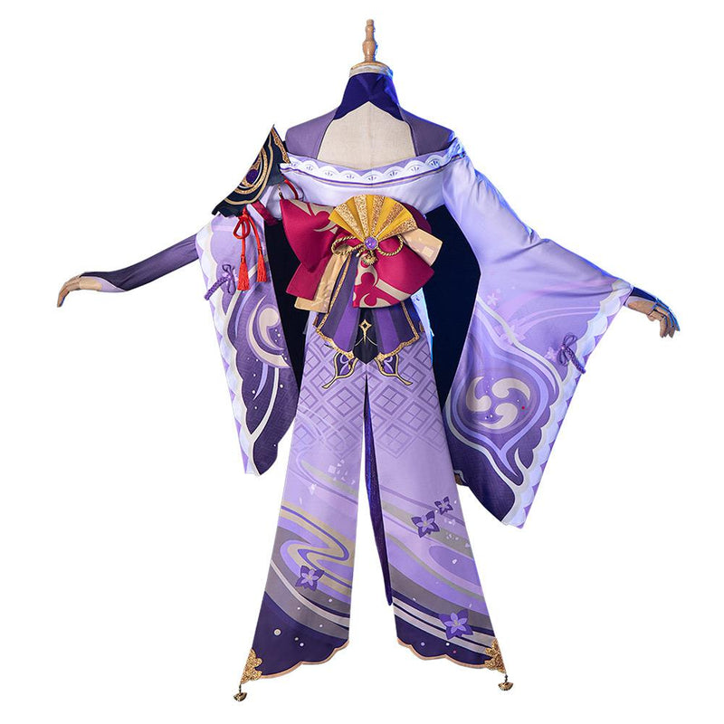 Genshin Impact Baal Raiden Shogun Outfits Halloween Carnival Suit Cosplay Costume - CrazeCosplay