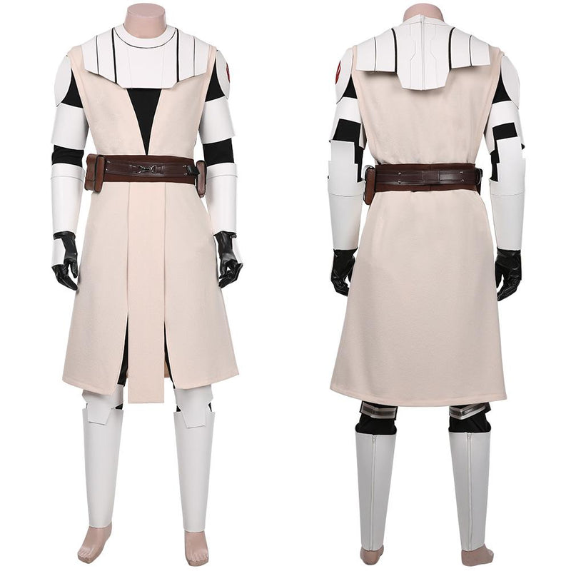 Star Wars The Clone Wars Obi Wan Kenobi Coat Uniform Outfits Halloween Carnival Suit Cosplay Costume - CrazeCosplay