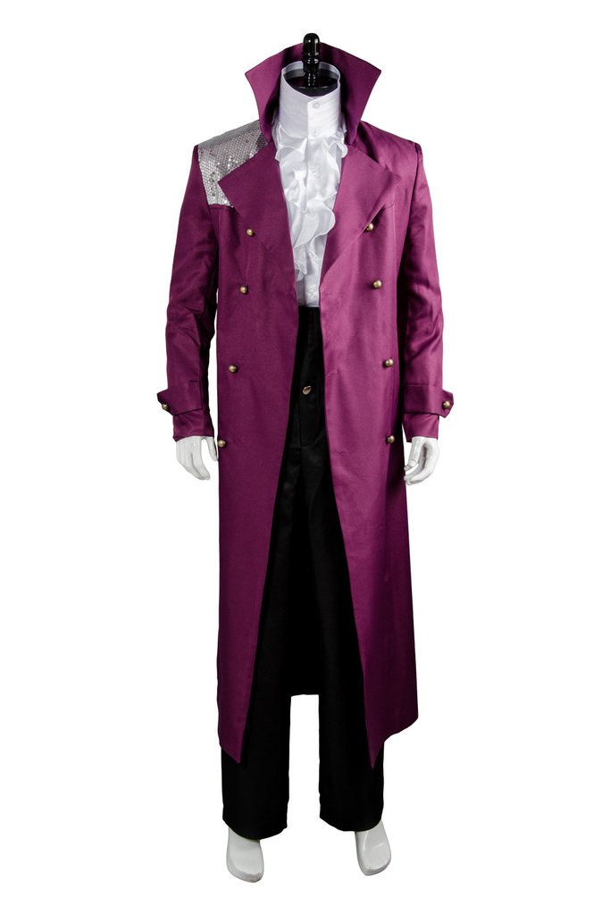 Prince Rogers Nelson In Purple Rain Coat Costume Cosplay - CrazeCosplay