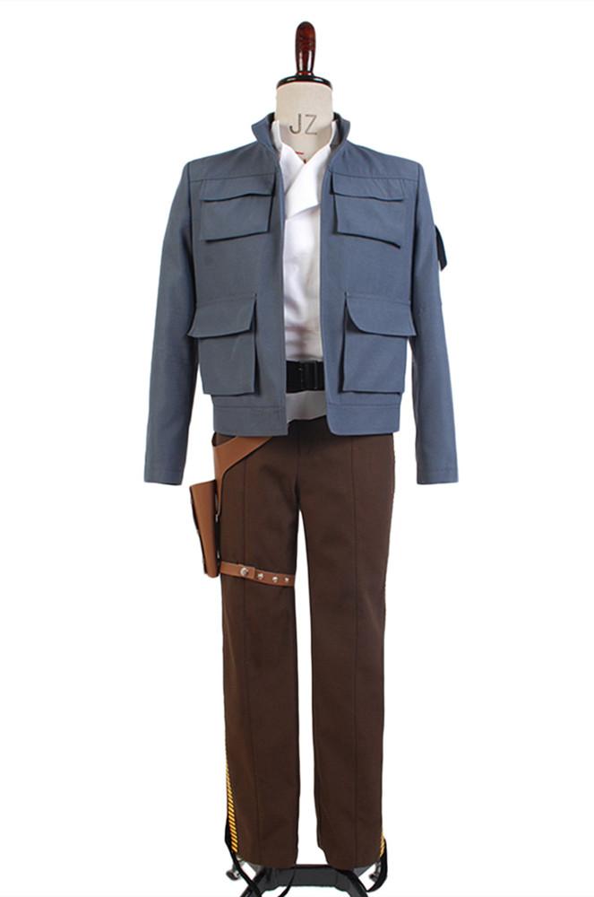 Star Wars Empire Strikes Back Han Solo Jacket Pants Cosplay Costume - CrazeCosplay