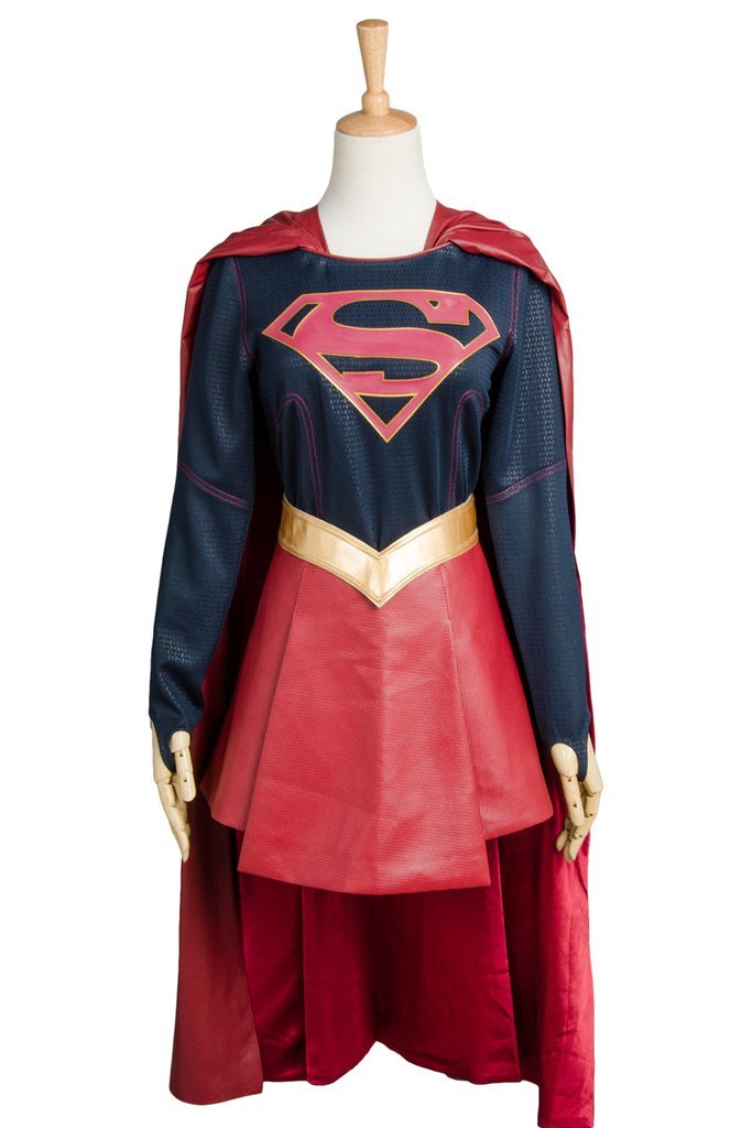 Cbs Supergirl Kara Zor El Danvers Costume Cape Cosplay Costume - CrazeCosplay