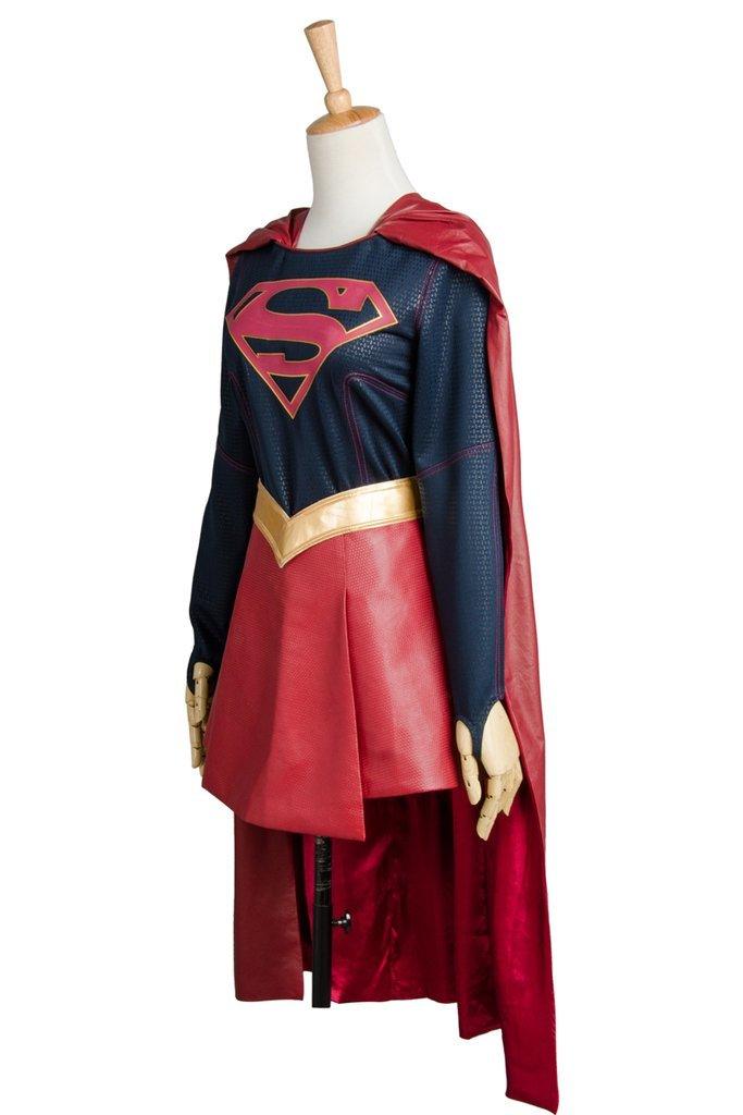 Cbs Supergirl Kara Zor El Danvers Costume Cape Cosplay Costume - CrazeCosplay