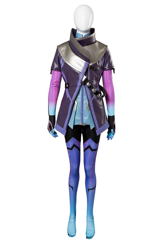 Overwatch Sombra Hacker Outfit Suit Cosplay Costume For Girls Females - CrazeCosplay
