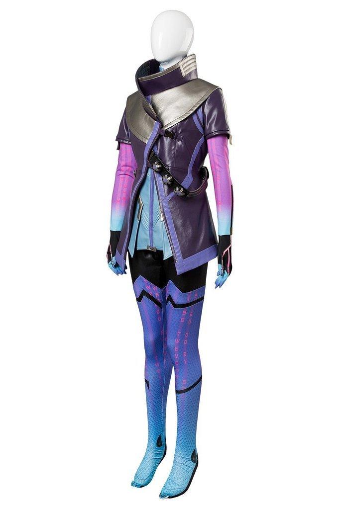 Overwatch Sombra Hacker Outfit Suit Cosplay Costume For Girls Females - CrazeCosplay