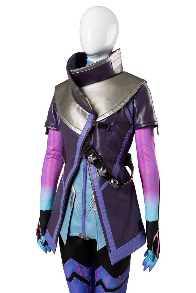 Overwatch Sombra Hacker Outfit Suit Cosplay Costume For Girls Females - CrazeCosplay