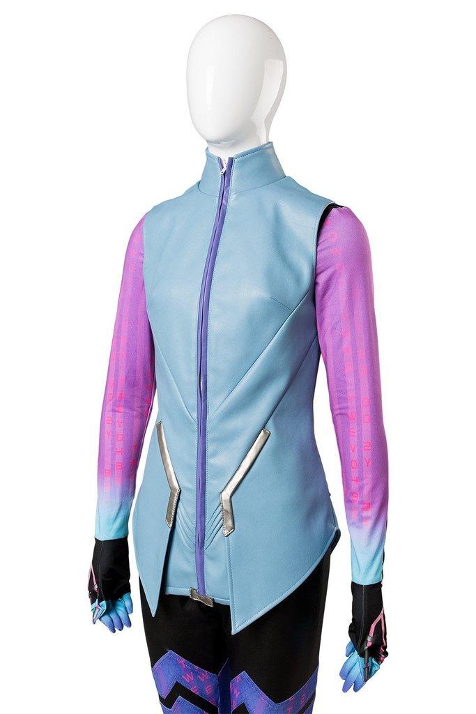 Overwatch Sombra Hacker Outfit Suit Cosplay Costume For Girls Females - CrazeCosplay