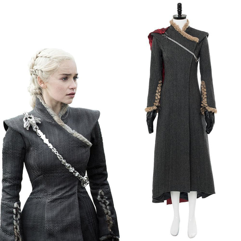 Got Game Of Thrones Season 7 Daenerys Targaryen Dany Mother Of Dragon Outfit Gown Dress - CrazeCosplay