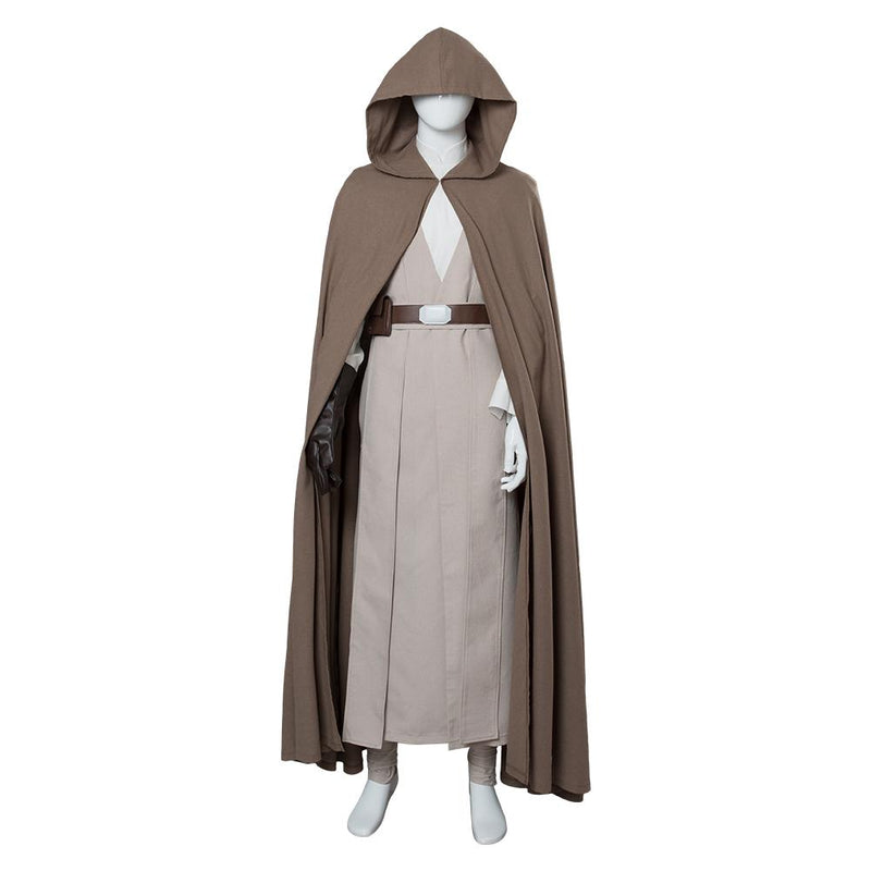 Star Wars 8 The Last Jedi Luke Skywalker Outfit Cosplay Costume Ver 2 - CrazeCosplay