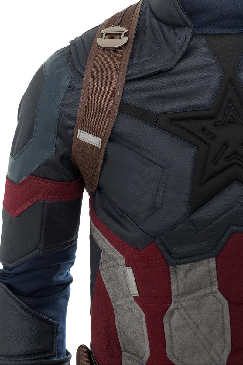 Avengers 3 Infinity War Captain America Steven Rogers Outfit Uniform Suit Cosplay Costume New - CrazeCosplay