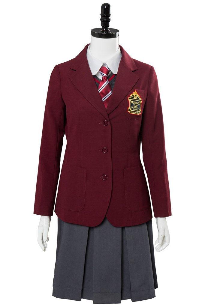 A Series Of Unfortunate Events Violet Baudelaire School Uniform Cosplay Costume - CrazeCosplay