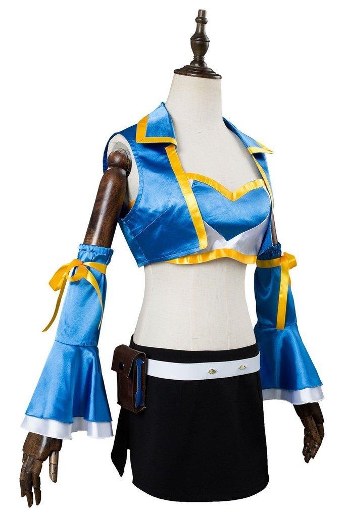 Fairy Tail Season 2 Lucy Heartfilia Outfit Cosplay Costume - CrazeCosplay