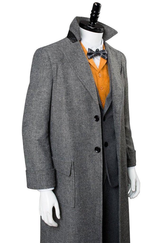 Fantastic Beasts The Crimes Of Grindelwald Newt Scamander Coat Cosplay Costume - CrazeCosplay