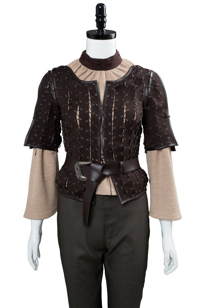 Game Of Thrones got Arya Stark Outfit Cosplay Costume Halloween cosplay costume - CrazeCosplay