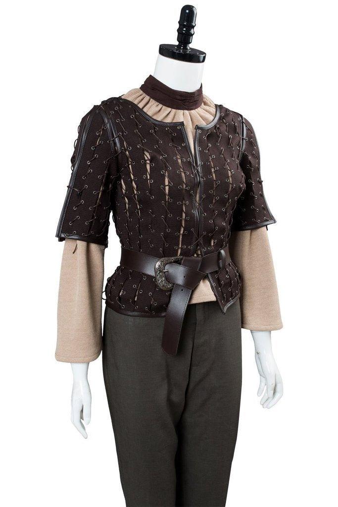 Game Of Thrones got Arya Stark Outfit Cosplay Costume Halloween cosplay costume - CrazeCosplay