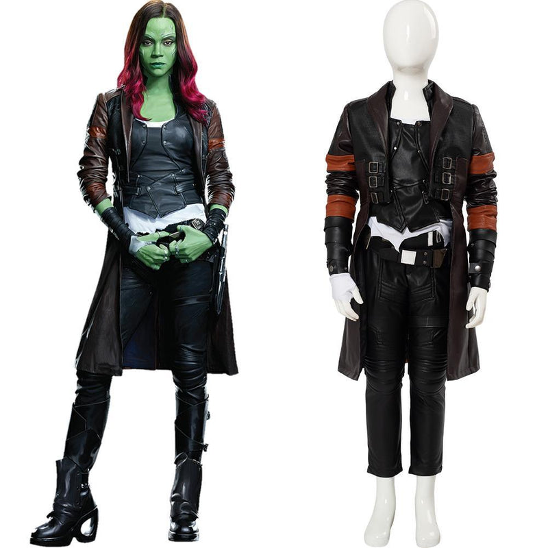 Avengers 4 Endgame Gamora Outfit Cosplay Costume For Kids Girls - CrazeCosplay