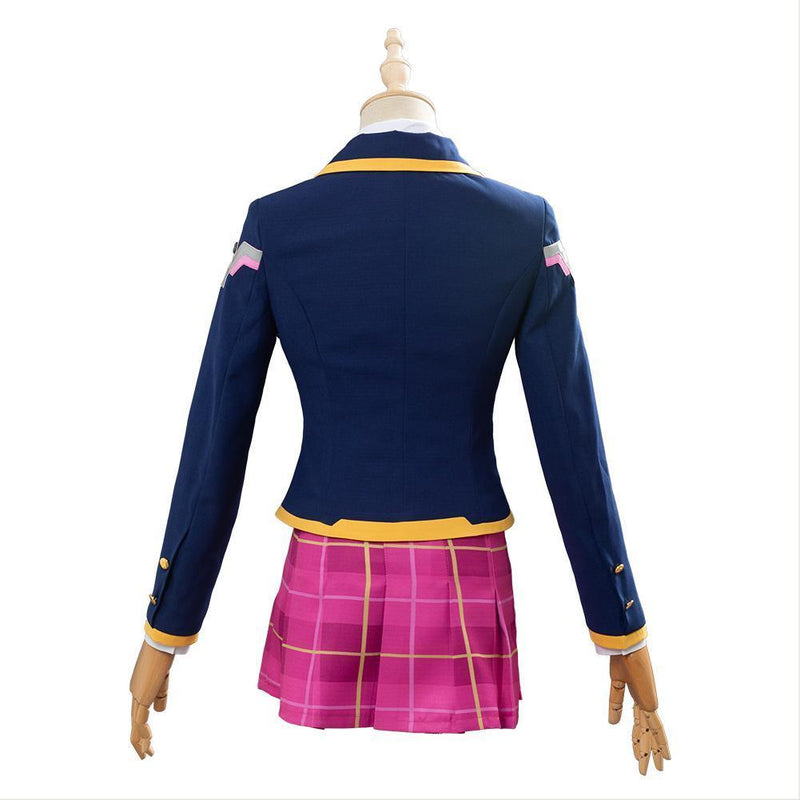 Overwatch Academy Dva Skin Cosplay Costume 3 Year Anniversary Outfit 1 - CrazeCosplay