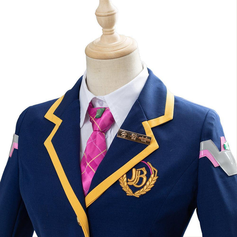 Overwatch Academy Dva Skin Cosplay Costume 3 Year Anniversary Outfit 1 - CrazeCosplay
