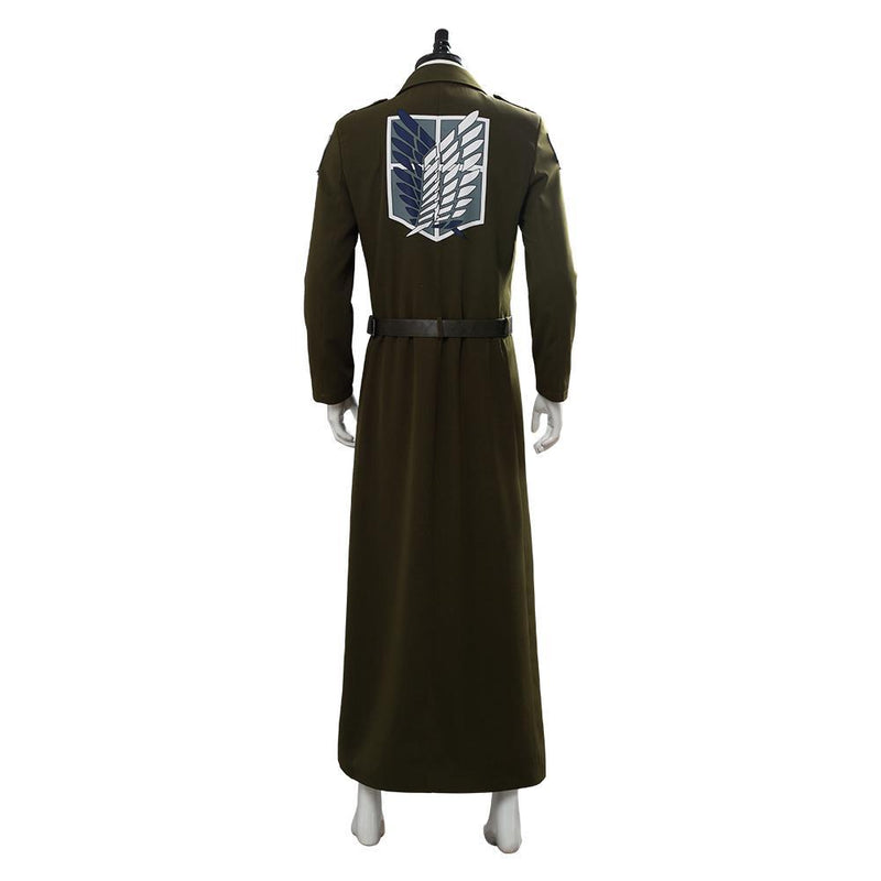 Attack On Titan Season 3 Eren Cosplay Costume Scouting Legion Soldier Officer Uniform - CrazeCosplay