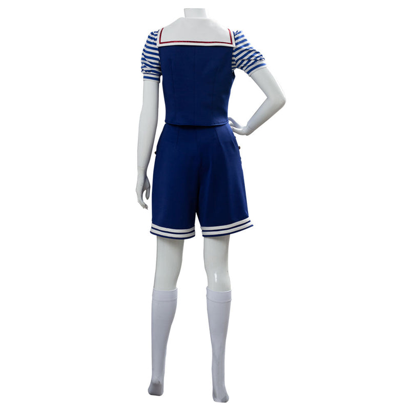 Stranger Things 3 Scoops Ahoy Robin Sailor Uniform Cosplay Costume