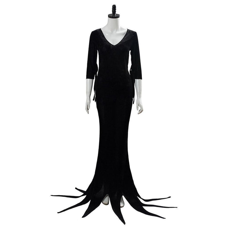 Morticia Addams The Addams Family Cosplay Costume Outfit Dress Suit Uniform - CrazeCosplay