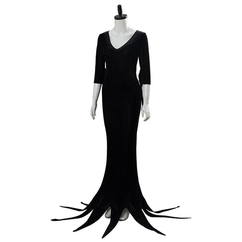 Morticia Addams The Addams Family Cosplay Costume Outfit Dress Suit Uniform - CrazeCosplay