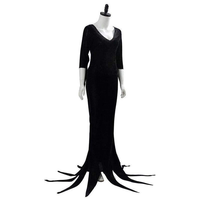 Morticia Addams The Addams Family Cosplay Costume Outfit Dress Suit Uniform - CrazeCosplay