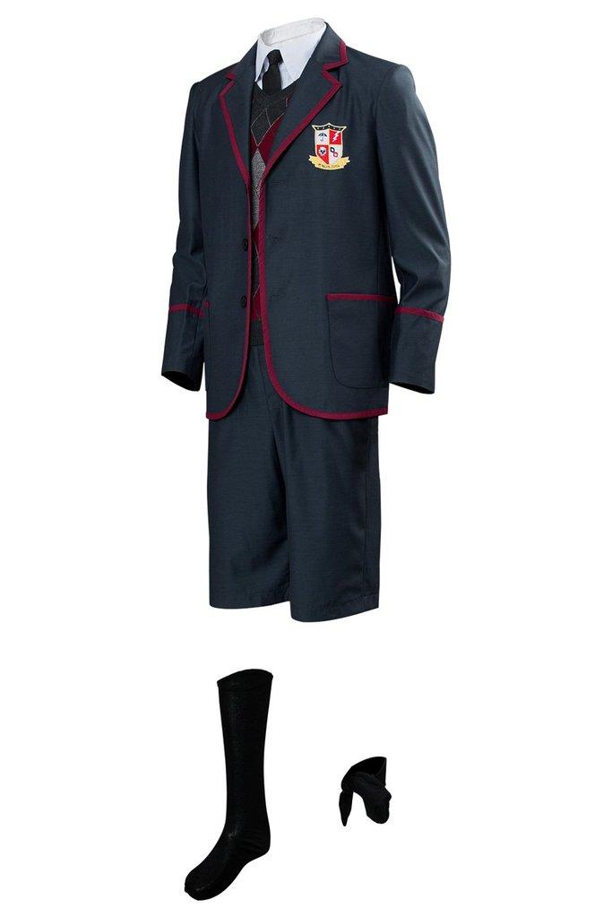The Umbrella Academy Boys School Uniform Cosplay Costume For Kids - CrazeCosplay