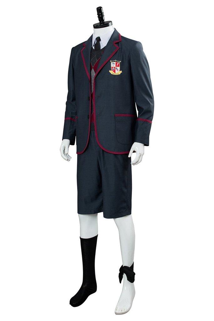 The Umbrella Academy School Uniform Boys School Outfit Cosplay Costume - CrazeCosplay