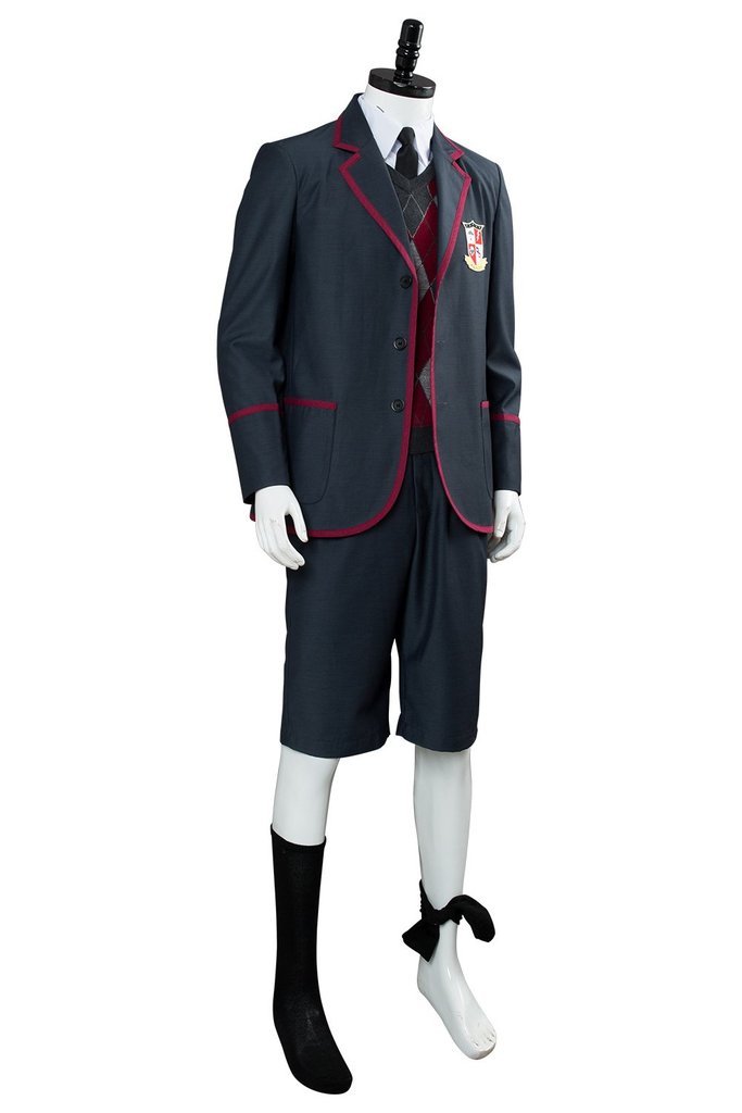 The Umbrella Academy School Uniform Boys School Outfit Cosplay Costume - CrazeCosplay