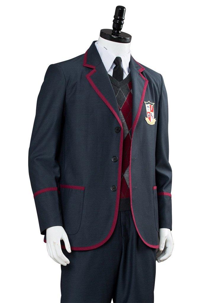 The Umbrella Academy School Uniform Boys School Outfit Cosplay Costume - CrazeCosplay