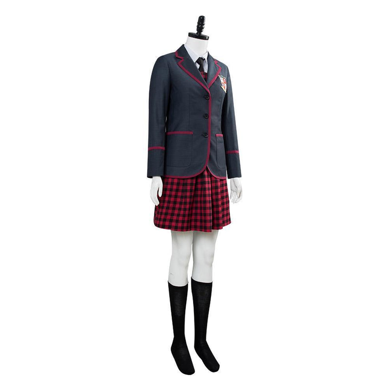 The Umbrella Academy School Uniform Women Cosplay Costume - CrazeCosplay