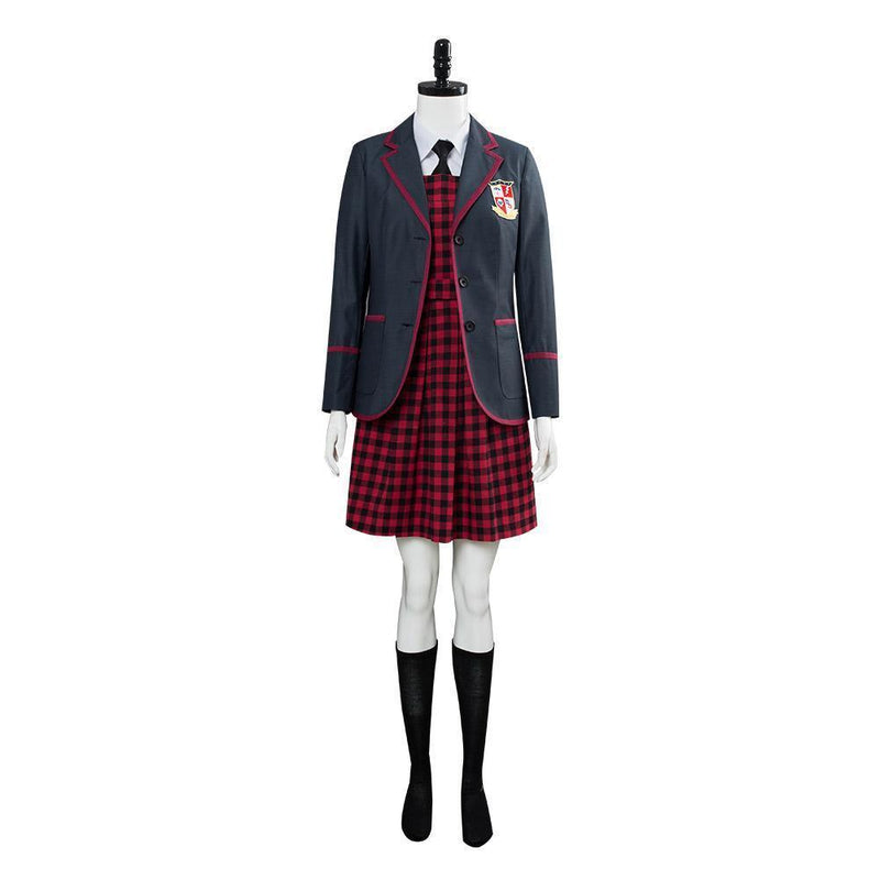 The Umbrella Academy School Uniform Women Cosplay Costume - CrazeCosplay