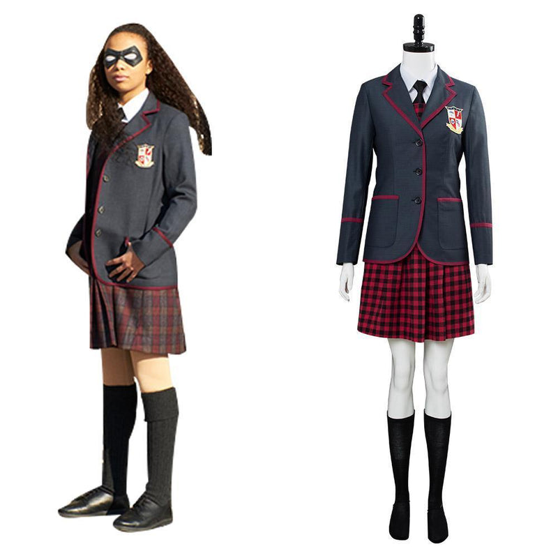 The Umbrella Academy School Uniform Women Cosplay Costume - CrazeCosplay