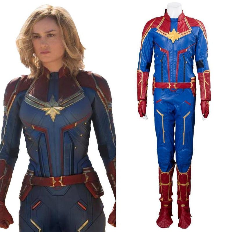 Avengers 4 Captain Marvel Carol Danvers Cosplay Costume - CrazeCosplay