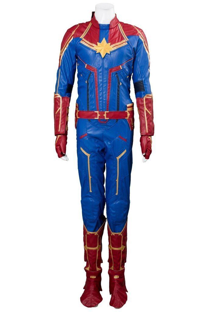 Avengers 4 Captain Marvel Carol Danvers Cosplay Costume - CrazeCosplay