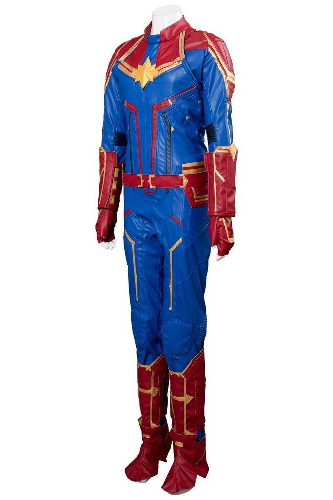 Avengers 4 Captain Marvel Carol Danvers Cosplay Costume - CrazeCosplay