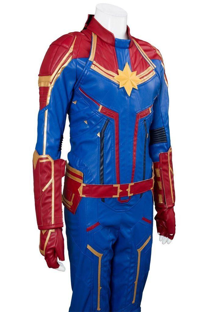 Avengers 4 Captain Marvel Carol Danvers Cosplay Costume - CrazeCosplay