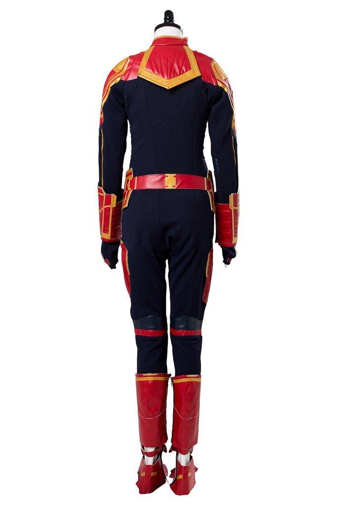 Avengers 4 Captain Marvel Carol Danvers Jumpsuit Outfit Cosplay Costume - CrazeCosplay