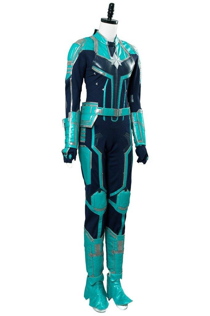 Captain Marvel Carol Danvers Ms Miss Marvel Outfit Suit Cosplay Costume - CrazeCosplay