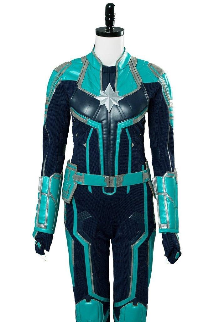 Captain Marvel Carol Danvers Ms Miss Marvel Outfit Suit Cosplay Costume - CrazeCosplay