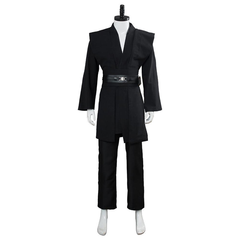 Star Wars Kenobi Jedi Tunic Cosplay Costume Black Version No Cloak - CrazeCosplay