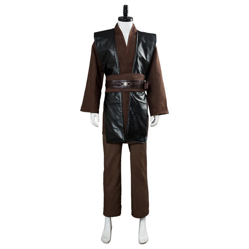 Star Wars Anakin Brown No Clock Cosplay Costume - CrazeCosplay