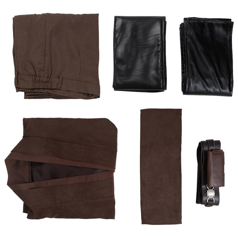 Star Wars Anakin Brown No Clock Cosplay Costume - CrazeCosplay