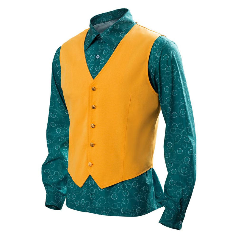 Joaquin Phoenix Arthur Fleck Shirt With Vest Cosplay Costume - CrazeCosplay